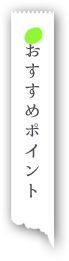おすすめのポイント