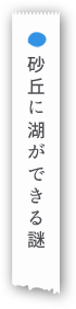 レンソイス砂丘に湖ができる謎